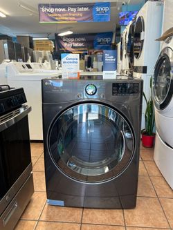 LG 7.4 Cu. Ft. Smart Wi-fi Enabled Gas Dryer with TurboSteam
