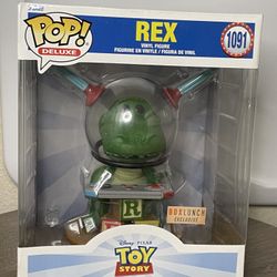 Disney Pixar Toy Story  Funko Pop Toy Story Of Deluxe Rex 