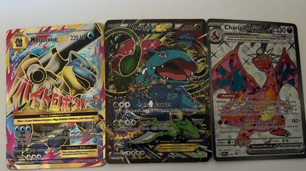 Charizard ex venasaur ex  blastoise ex