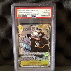 One Piece Trafalgar Law Manga PSA10