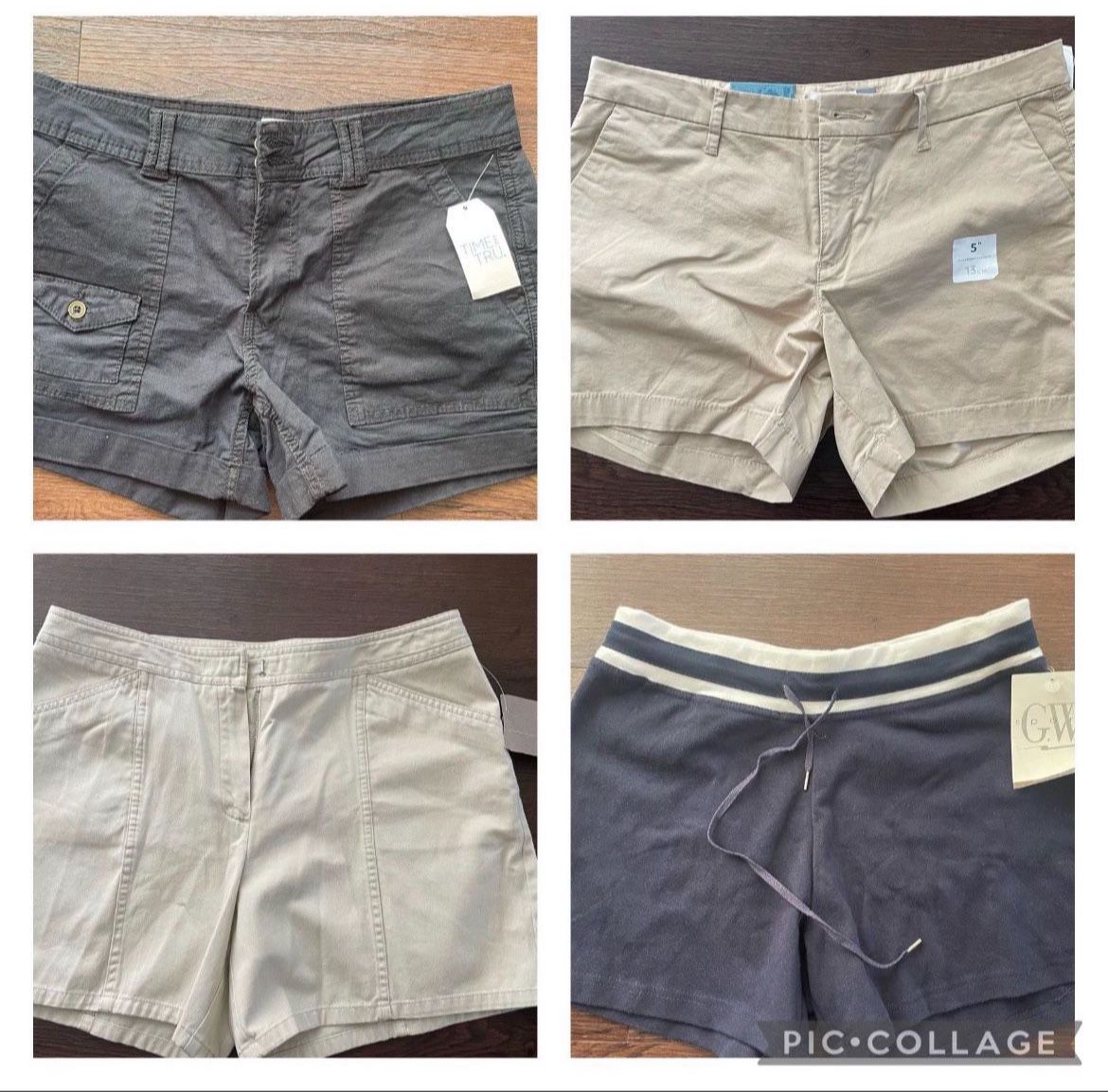New Woman Shorts , Size 8 $10 for each, $30for all 