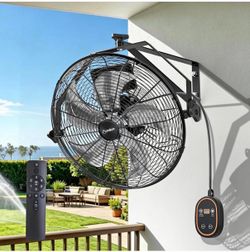 Industrial 18" Wall Fan w/ Remote - 4000 CFM (Brand New)