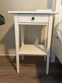IKEA Hemnes Nightstand with Drawer and Shelf