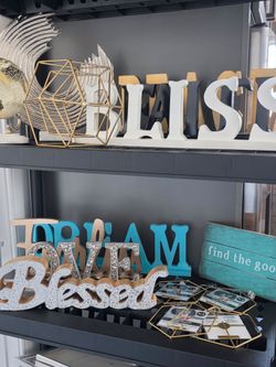 Luxury High Rise Condo HOME DECOR Moving Sale BLESSED LOVE FAITH PEACE FEARLESS