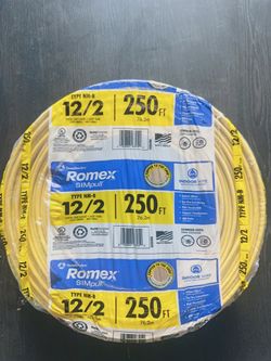romex   12/2  250ft