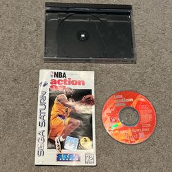NBA Action 98 (Sega Saturn, 1997) CIB Complete w/ Manual