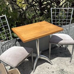 Table and chairs