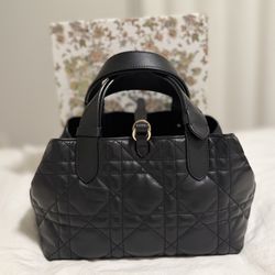 Christian Dior Cannage Top Handle Bag