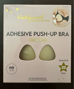 Hollywood Fashion Secrets Adhesive Push-Up  Bra