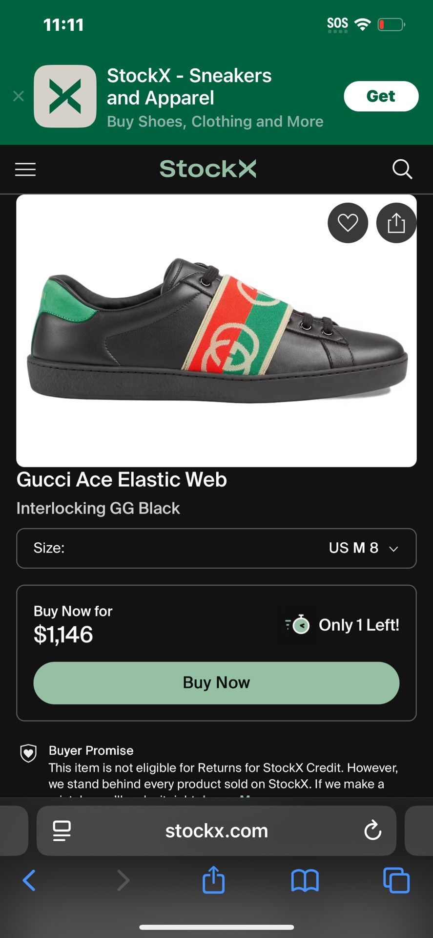 Gucci Men’s Shoes 8.5