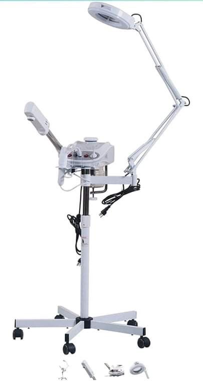 Topbarber Professional Facial Steamer Machine & Mag Lamp & High Frequency