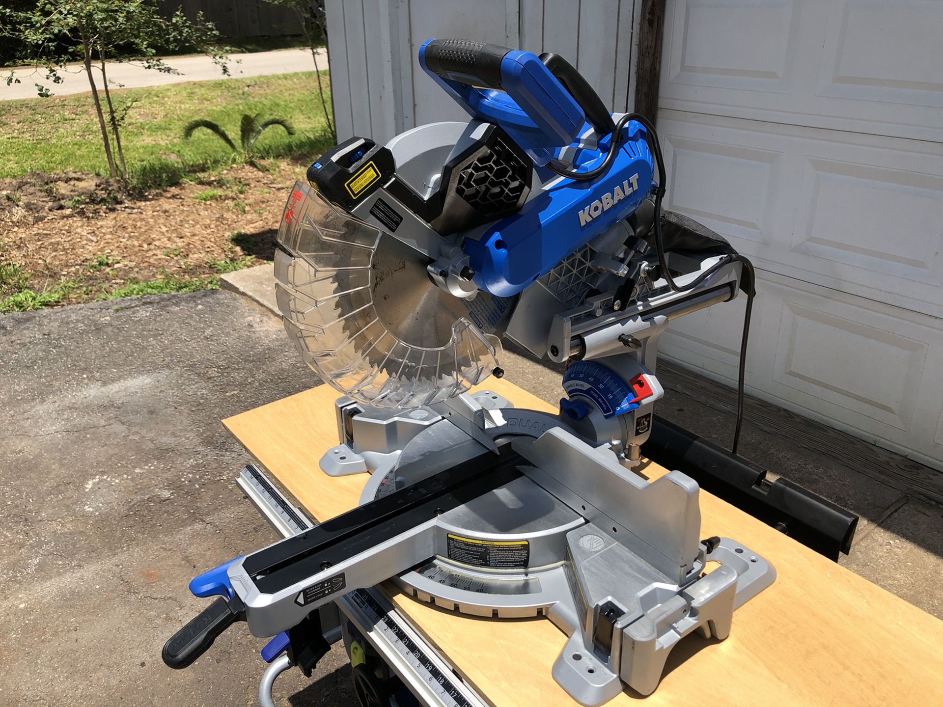 Kobalt 12in Dual Bevel Sliding Miter Saw for Sale in Houston, TX OfferUp