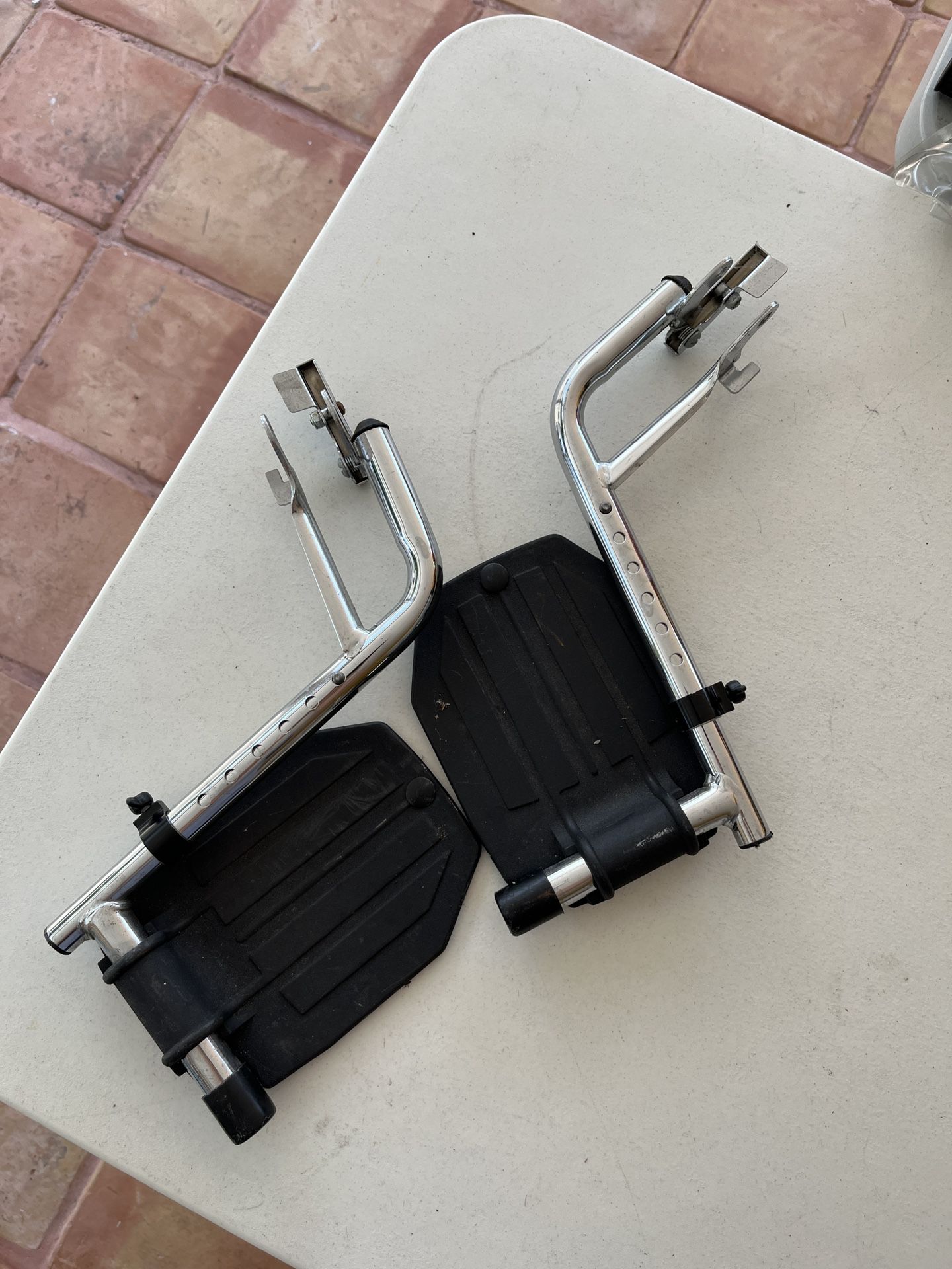 Metal Wheelchair Foot Rests 