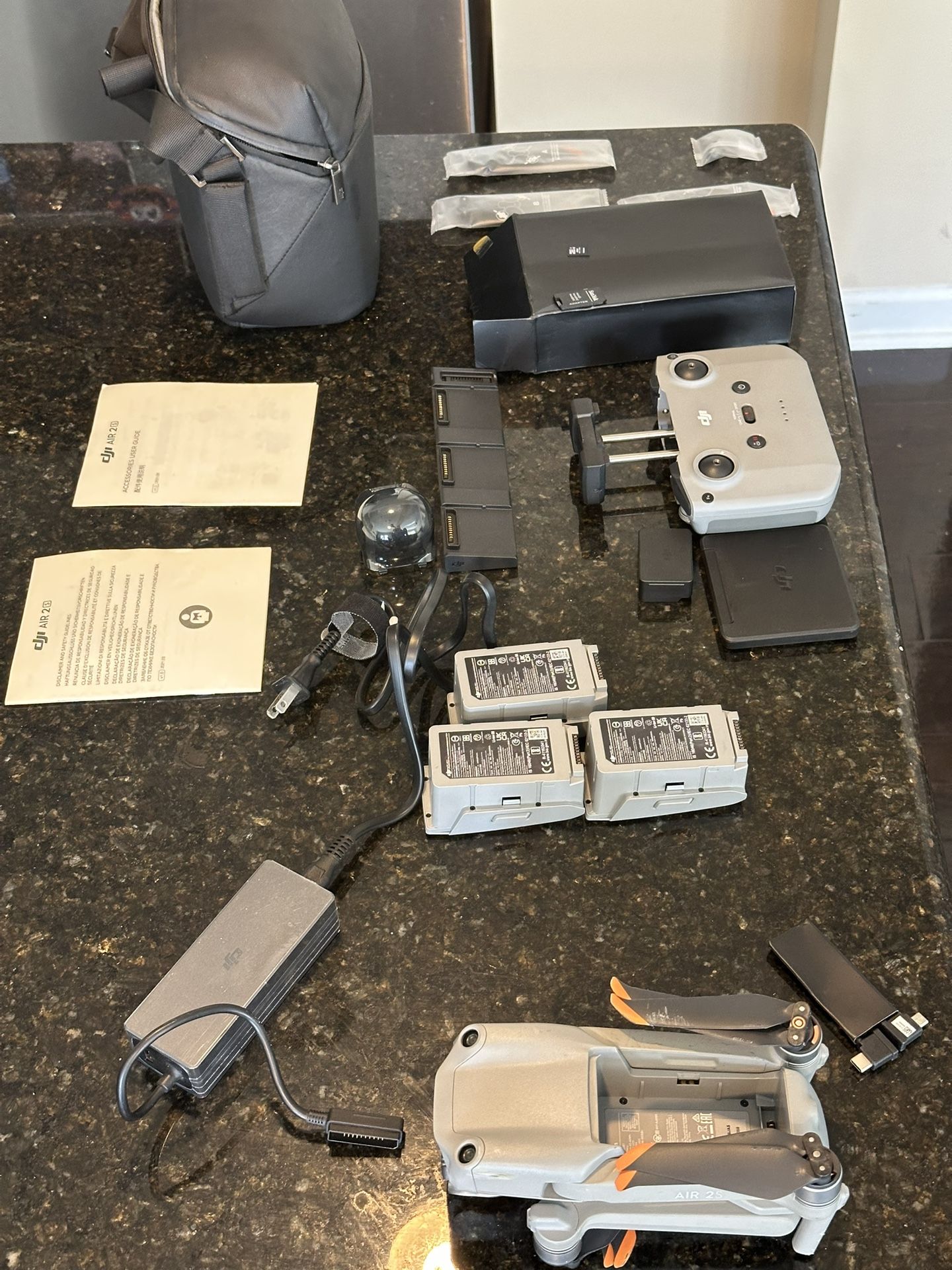 DJI Air 2S. Works Perfectly. 3 Batteries, Bag, Controller, Chargers, Extras Need Money For Bills. 