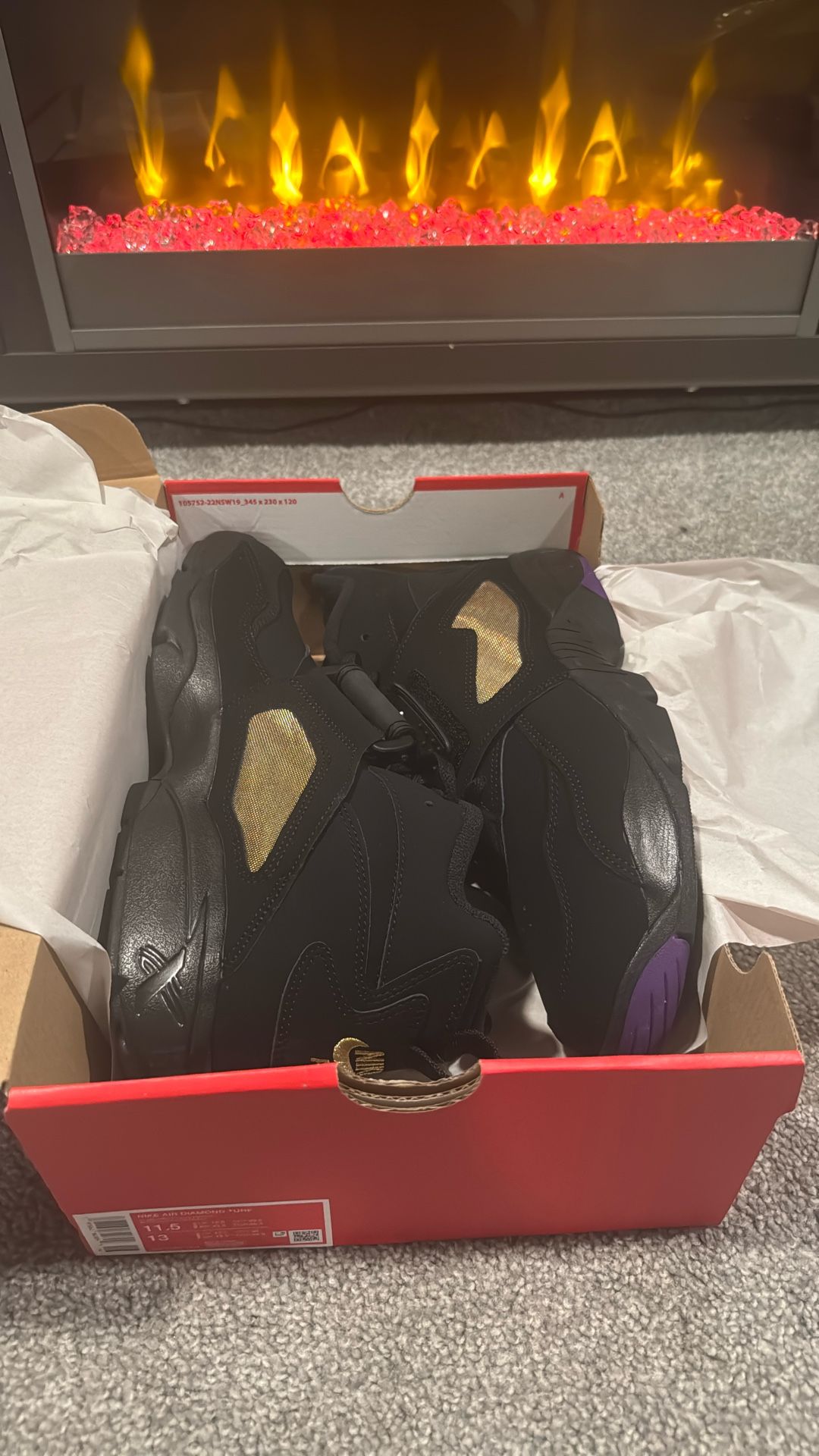 $165 ea. Ravens Nike Air 💎Turf/Deion Sanders