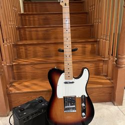 Fender MIM Telecaster w/ Peavey Amp