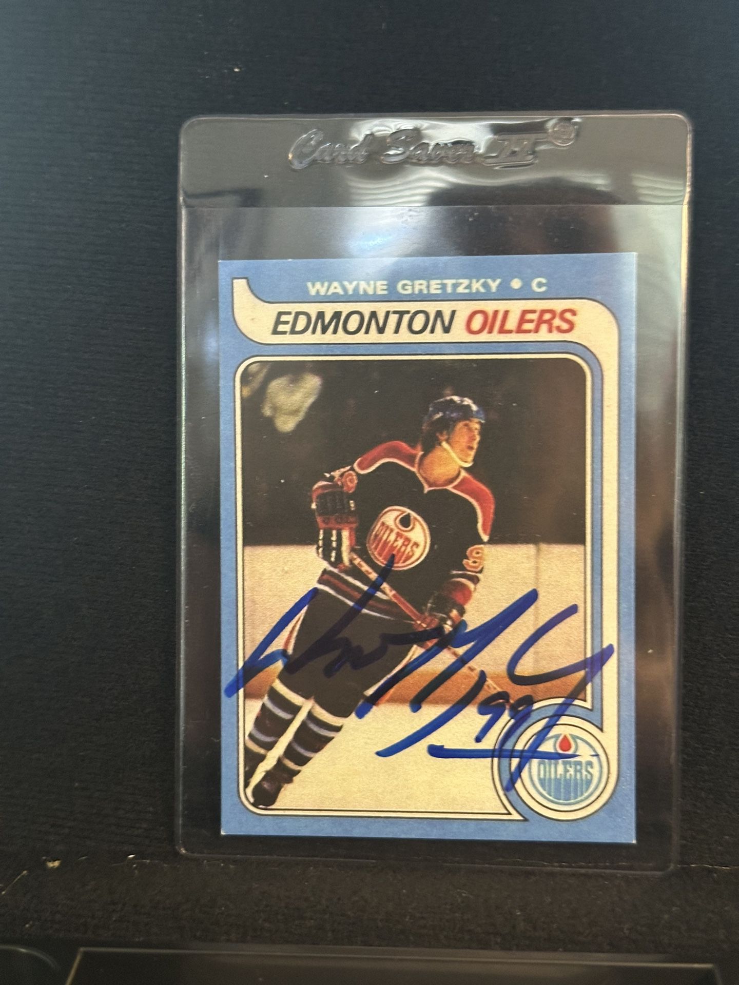 Topps 1979 R/P Of Wayne Gretzky Authentic Signature Of The Great One