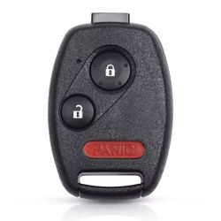 KEYYOU Replacement Key Shell for Honda Accord CRV Civic Pilot (2003–2013) – 2/3 Button Remote Key Fob Case Cover, No Electronics, Uncut Blade