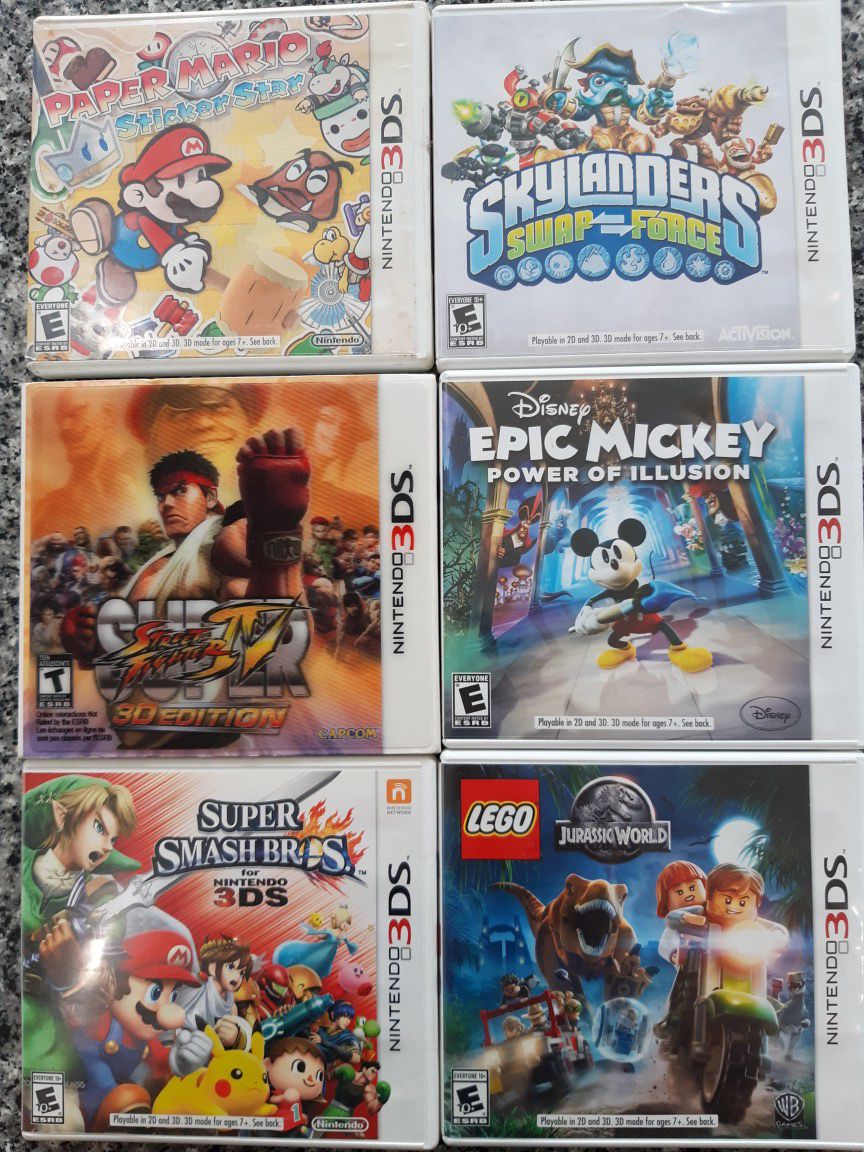 Nintendo 3DS games all for $50