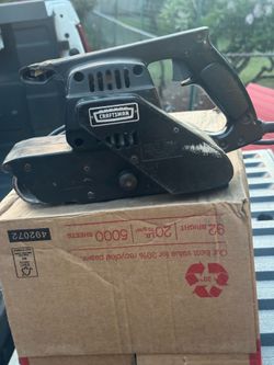 CORDED  BELT SANDER, CRAFTS MAN