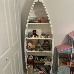 Wooden Boat Shelf 6.5 Feet High 