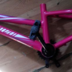 Kids Pink Hotrock Specialized Bike Frame