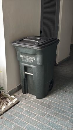 Large Wheeled Outdoor Trash Can