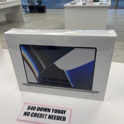 Apple MacBook Pro 14 Inch 1TB New- $25 DOWN Today - NO Credit Payment Plan Options