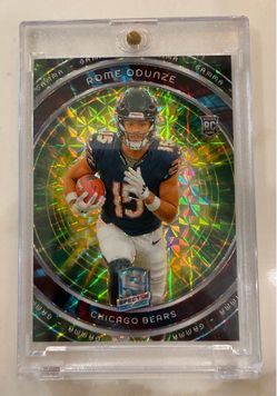 Rome Odunze 2024 Panini Spectra RC Gamma Prizm Rookie Insert #/50 Chicago Bears