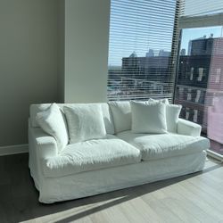 White Sofas 