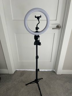 LED Ring Light with Tripod Stand and Phone Holder