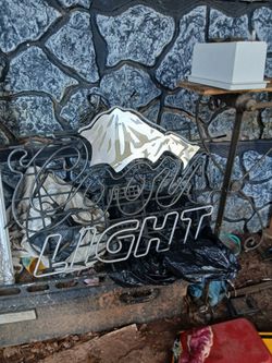 Coors Light Neon Sign