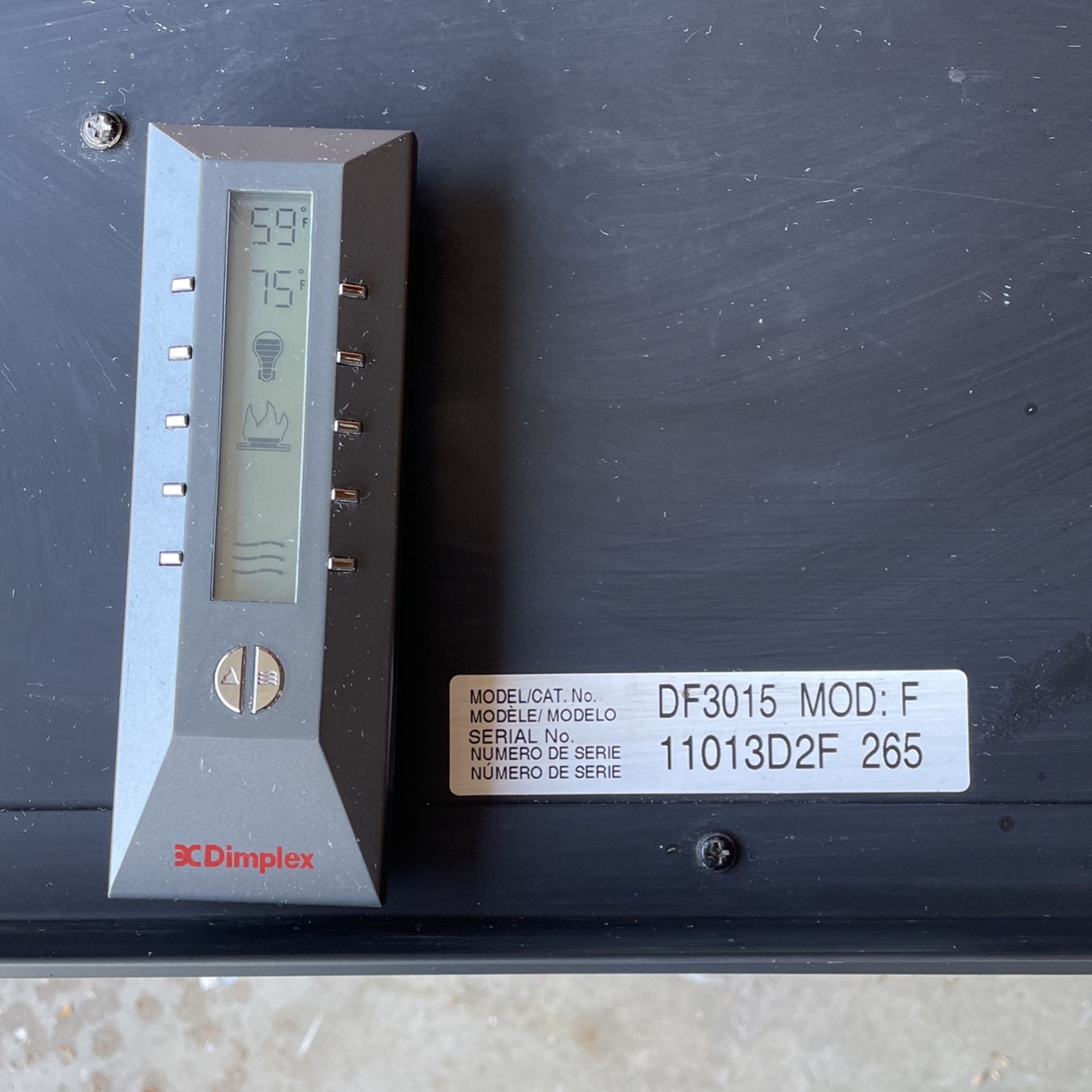 Dimplex Electric Fireplace Insert Model DF3015 for Sale in Lodi, CA -  OfferUp