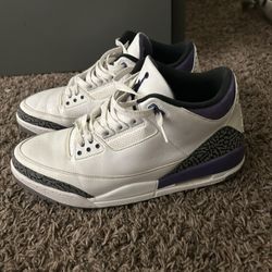 Jordan 3 (dark Iris)