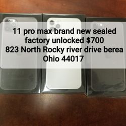iPhone 11 Pro max Brand new Sealed Factory Unlocked 