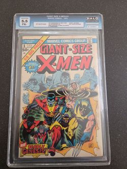 Comic book giant size X-Men number one 5.5 graded