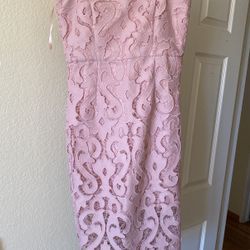 Size 4 Blush Color Dress
