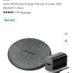 Anker Wirless Charger "Ultra Slim Wirless Charging Pad" "Brand New"
