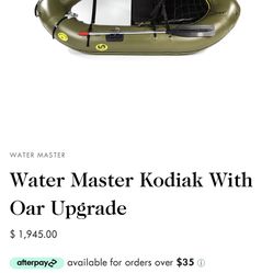 Water Master Kodiak Boat Kayak