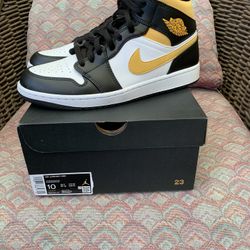 Jordan 1 Mid Pollen Sz 10 