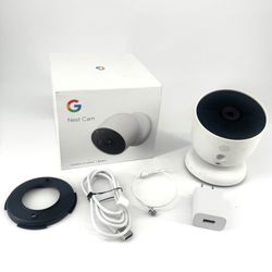Google Nest Wire Free Security Indoor/Outdoor Camera (Snow) G3AL9