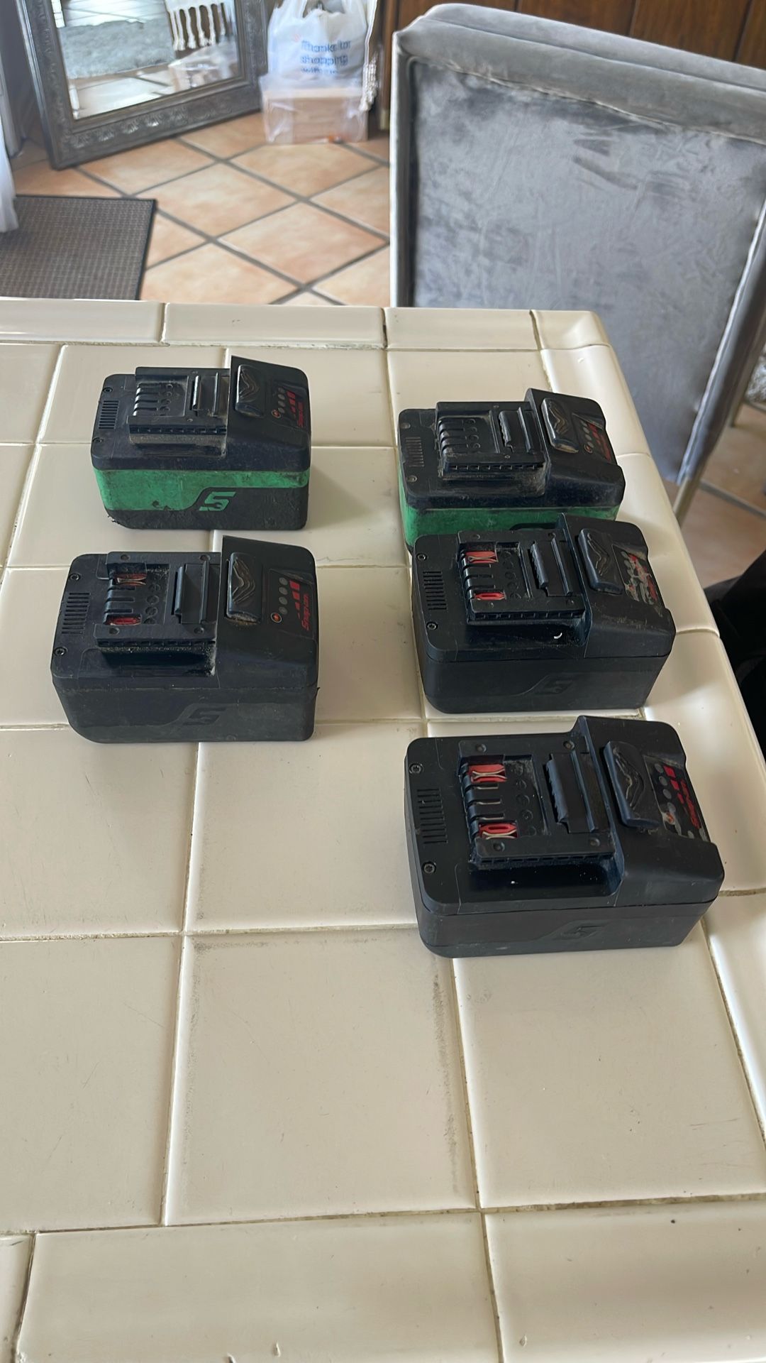 Snap On, Batteries, Lithium Ion
