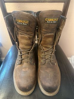 Carolina Waterproof Steel Toe Work Boots – Men’s 11D – $80
