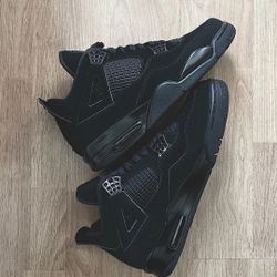 Air Jordan 4 Black Shoes Size 11