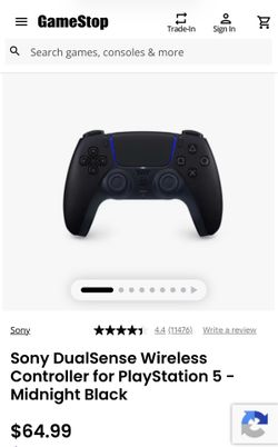 Black Ps5 Controller