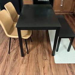 OBO - Must Go Asap - Dining Table With Chairs And bench 