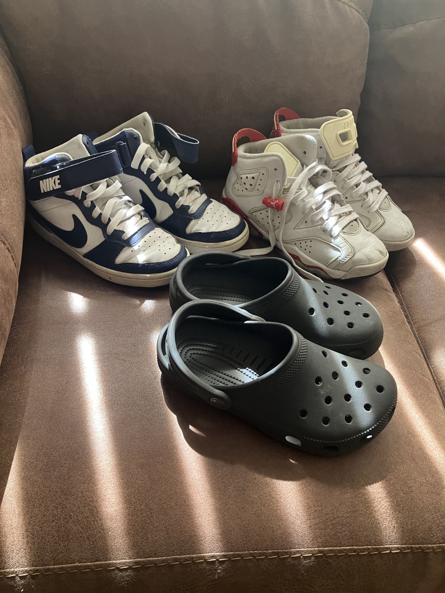 $45, 3 pairs of boys shoes