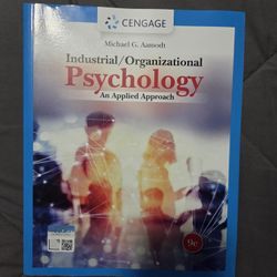 Industrial/Organizational Psychology: An Applied Approach (9th Edition) – Michael G. Aamodt