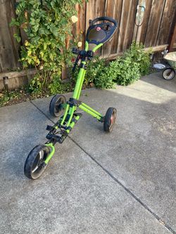 Push golf cart