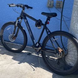 Ozark Trail 27.5" Vibe Mountain Bike, Medium Frame, Black, Adult, Unisex